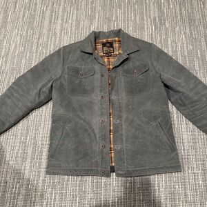 Flint & Tinder | Flannel-Lined Quilted Waxed Rancher Jacket
